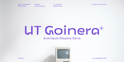 UT Goinera Font Poster 1