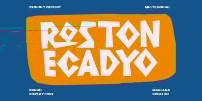 MC Roston Ecadyo Font Poster 1