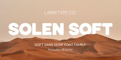 Solen Soft Font Poster 1