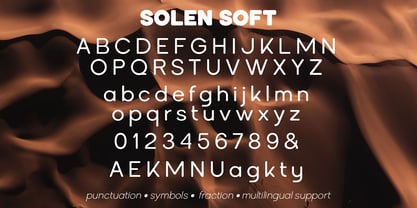 Solen Soft Font Poster 15