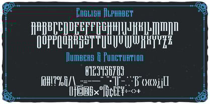 Stainless Steel Font Poster 3