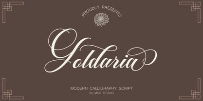 Goldaria Font Poster 1