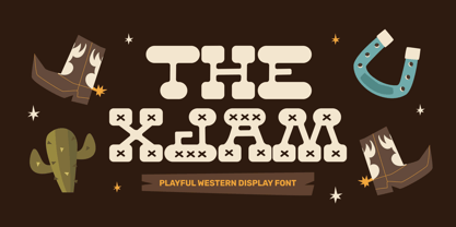 Xjam Font Poster 1