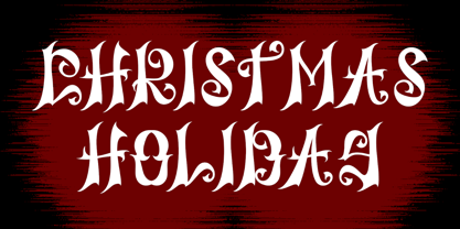 Black Silent Font Poster 7