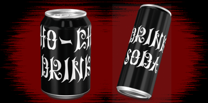 Black Silent Font Poster 6