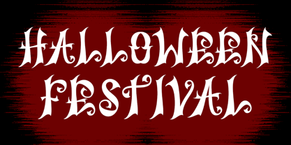 Black Silent Font Poster 9