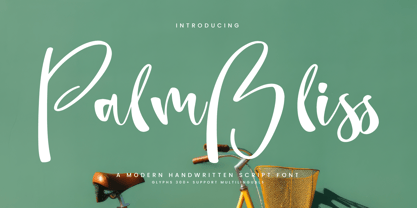 Palm Bliss Font Poster 1