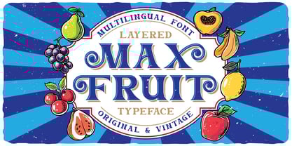 Max Fruit Font Poster 1