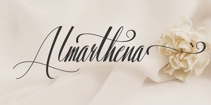 Almarthena Font Poster 1