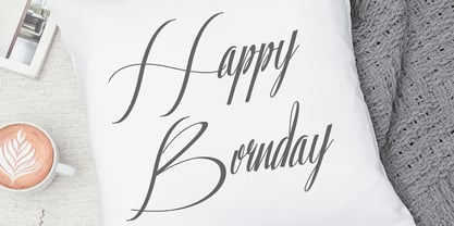 Almarthena Font Poster 4