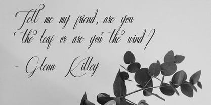 Almarthena Font Poster 5