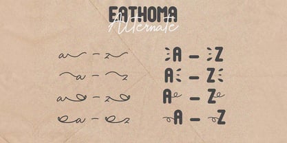 Eathoma Font Poster 8