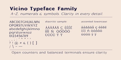Vicino Font Poster 3