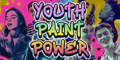 Phantom Graffiti Font Poster 2