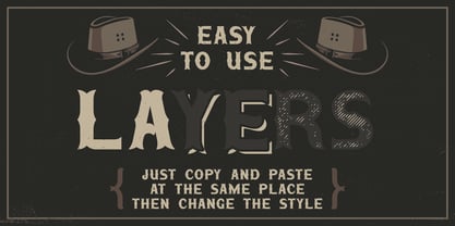 Rustic Rodeo Font Poster 2