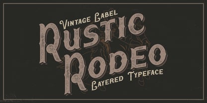 Rustic Rodeo Font Poster 1