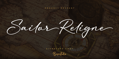 Sailor Religne Font Poster 1