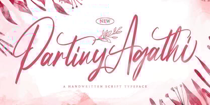 Partiny Agathi Font Poster 1