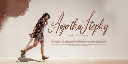 Partiny Agathi Font Poster 3