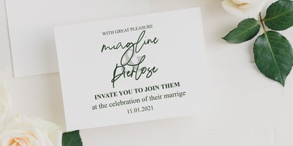Maligo Signature Font Poster 13