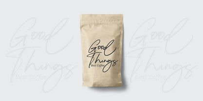 Maligo Signature Font Poster 4
