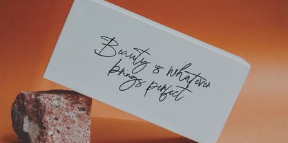 Maligo Signature Font Poster 7