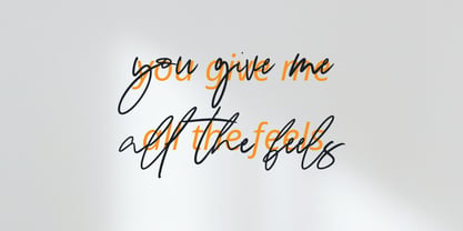 Maligo Signature Font Poster 5