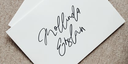 Maligo Signature Font Poster 6