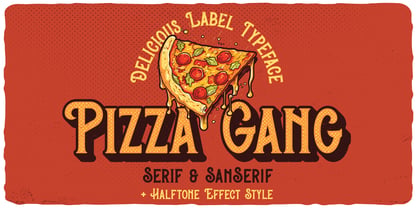 Pizza Gang Font Poster 1
