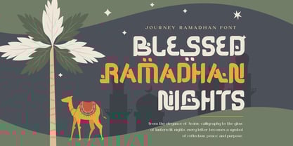 Journey Ramadhan Font Poster 2