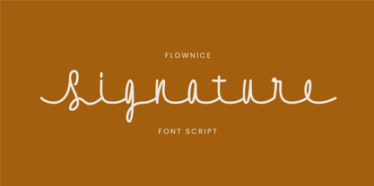 Flownice Font Poster 3