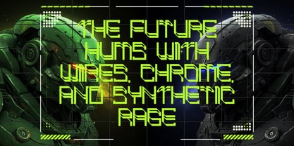 Galactic Module Font Poster 3