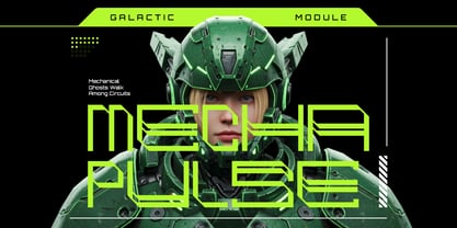 Galactic Module Font Poster 2