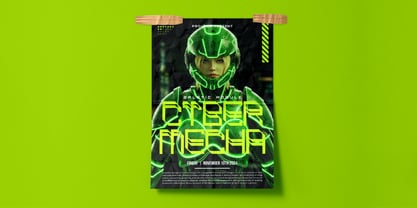 Galactic Module Font Poster 4