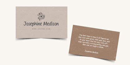 Whisper Snowflake Font Poster 4