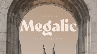 Megalic Font Poster 1
