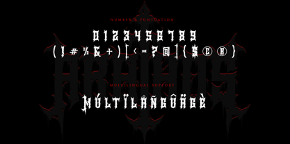 Yarathosy Font Poster 8