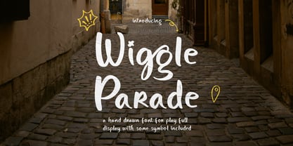 Wiggle Parade Font Poster 1