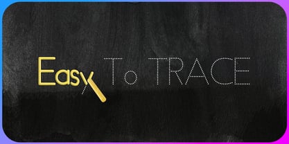 Kiddos Learning Dotted Font Poster 5