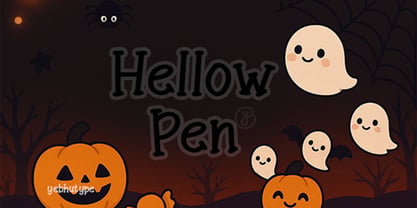 Hellow Pen Font Poster 1