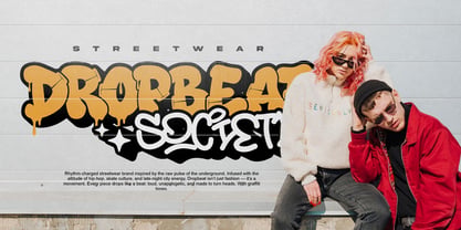 Rift Punk Graffiti Font Poster 5