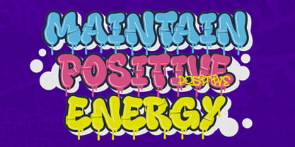 Rift Punk Graffiti Font Poster 2