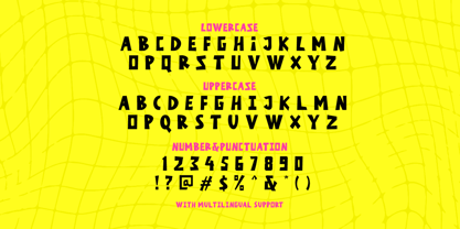 Stickly Font Poster 9