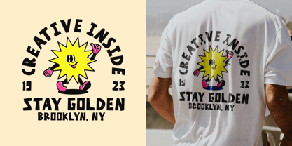 Stickly Font Poster 3