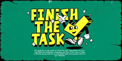 Stickly Font Poster 2