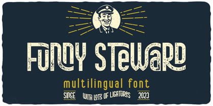 Funny Steward Font Poster 1