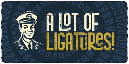 Funny Steward Font Poster 5