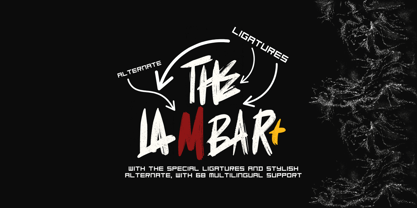 The Lambart Font Poster 2