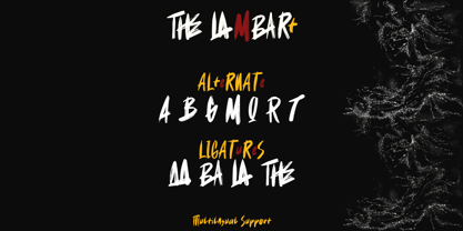 The Lambart Font Poster 11