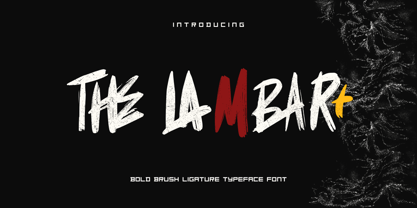 The Lambart Font Poster 1